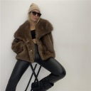 pelliccia foderata wrap